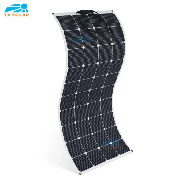 24% High efficiency Sunpower ETFE 20W-200W Flexible Solar Panels The 12 v battery solar panels - Image 6