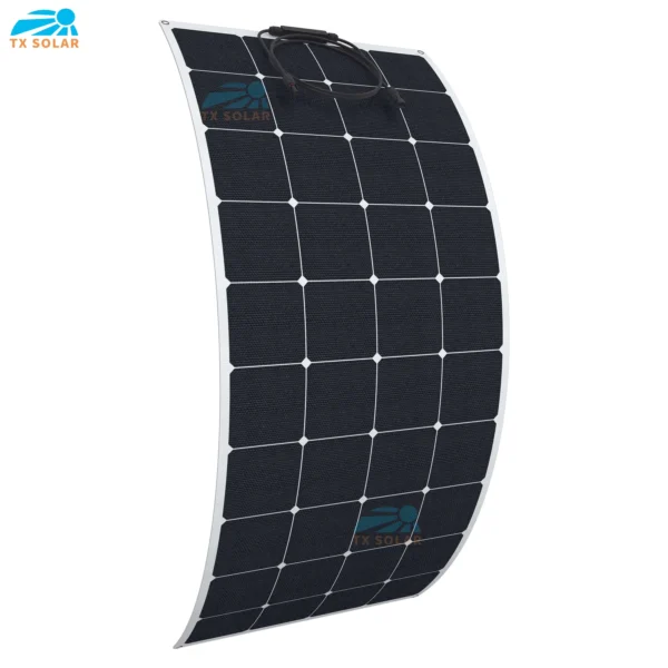 24% High efficiency Sunpower ETFE 20W-200W Flexible Solar Panels The 12 v battery solar panels - Image 4