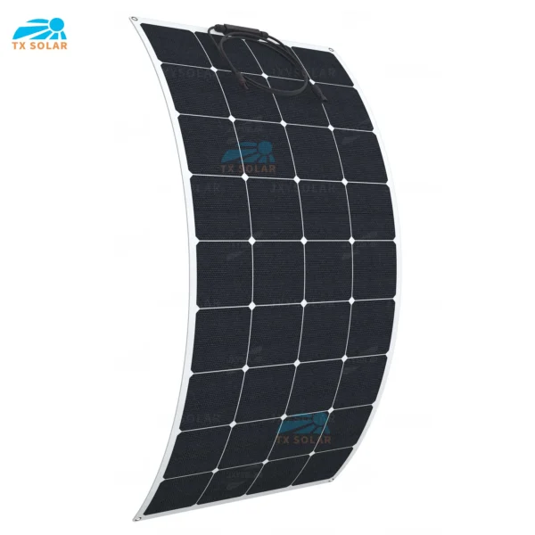24% High efficiency Sunpower ETFE 20W-200W Flexible Solar Panels The 12 v battery solar panels - Image 3