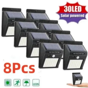 LED Solar Light 30 LEDs Wireless Motion Sensor Light Waterproof Solar Outdoor Lights Garden Decoration Spotlights Wall Lamp