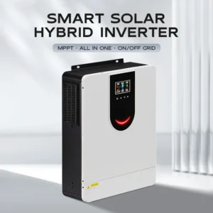 Solar hybrid on/off grid inverter all-in-one 1KW - 10KW pure sine wave home inverter, MPPT, wifi connect, charge protection