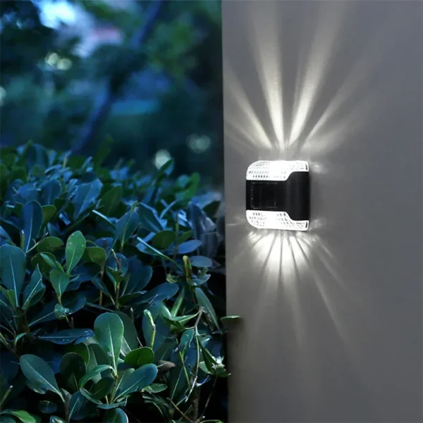 Waterproof LED Solar Lamp Outdoor Garden Ambient Lighting Decoration Up & Down Lights Stair Yard Fence Color Change Wall Light - Image 5