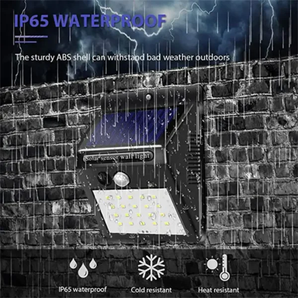 LED Solar Light 30 LEDs Wireless Motion Sensor Light Waterproof Solar Outdoor Lights Garden Decoration Spotlights Wall Lamp - Image 3