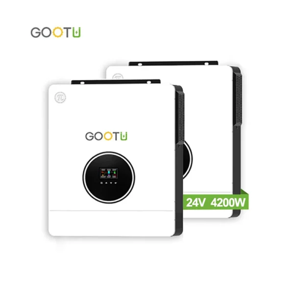 GOOTU 4.2KW 24V Hybrid Solar Inverter 140A MPPT Solar Charger Dual Output Max PV 500VDC Input On/Off-Grid Inverter Solar Batte - Image 2