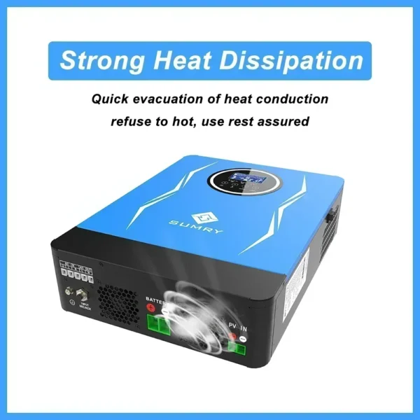 SUMRY Hybrid Inverter Off Grid 3kw 3.8kw 6.2kw 24v 48V AC220-240V Solar Inverter MPPT Pure Sine Wave Inverter - Image 5