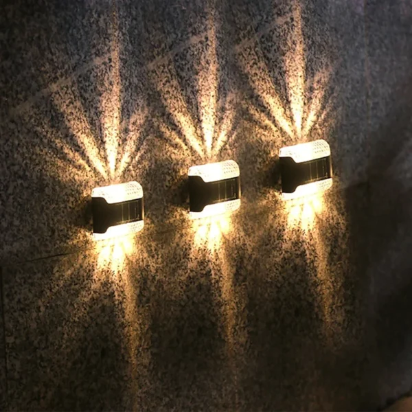 Waterproof LED Solar Lamp Outdoor Garden Ambient Lighting Decoration Up & Down Lights Stair Yard Fence Color Change Wall Light - Image 6