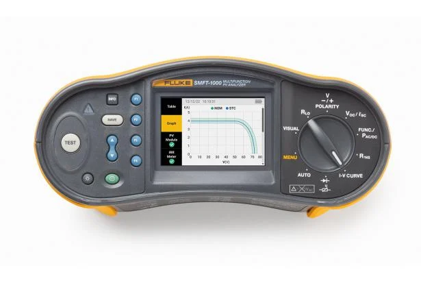 Fluke SMFT-100SMFT-1000 Solar Tools Kit: Fluke Multifunction PV Tester and Performance Analyzer, I-V Curve Tracer0/PRO